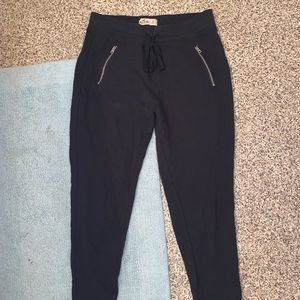 Black Hollister joggers!